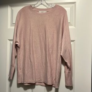 NWOT soft pink LOFT sweater XS